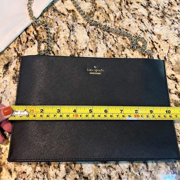 Kate Spade Black Crossbody with Gold Chain - Picture 4 of 7